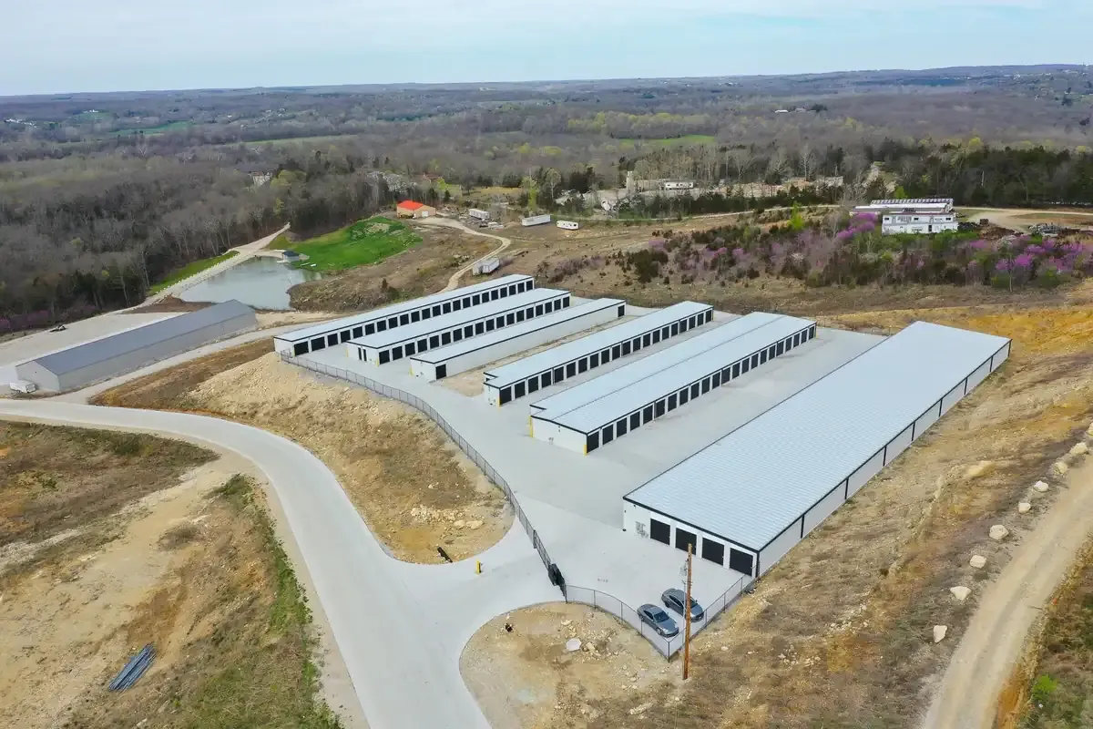 Aerial view of BestBox Storage