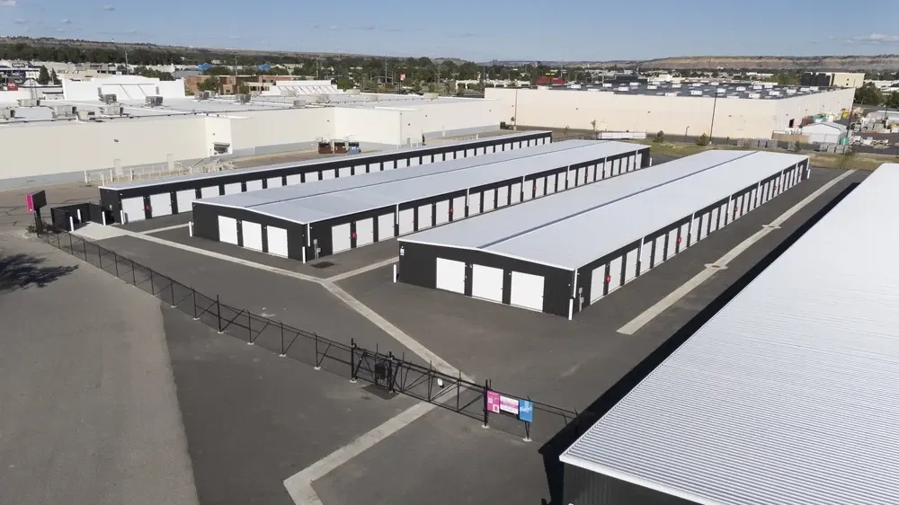 Aerial view of BestBox Storage