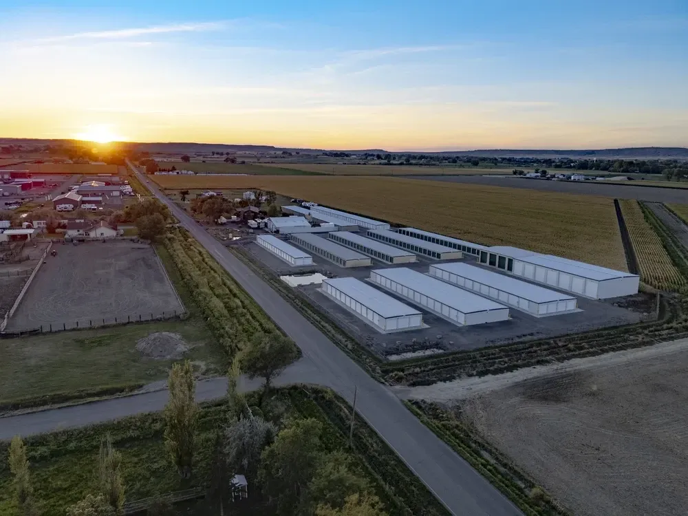 Aerial view of BestBox Storage